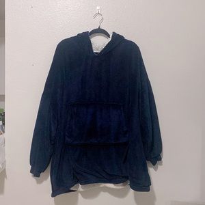 Cozy oversized blanket hoodie